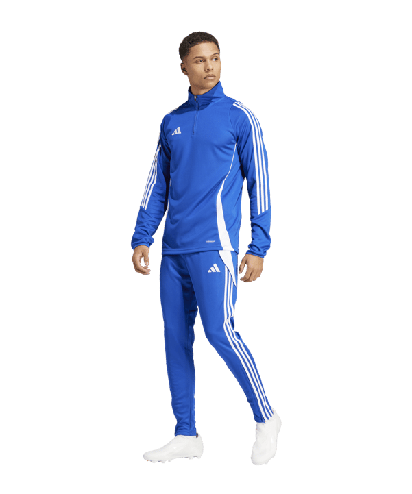 adidas Tiro 24 Trainingstop Blau Weiss - blau