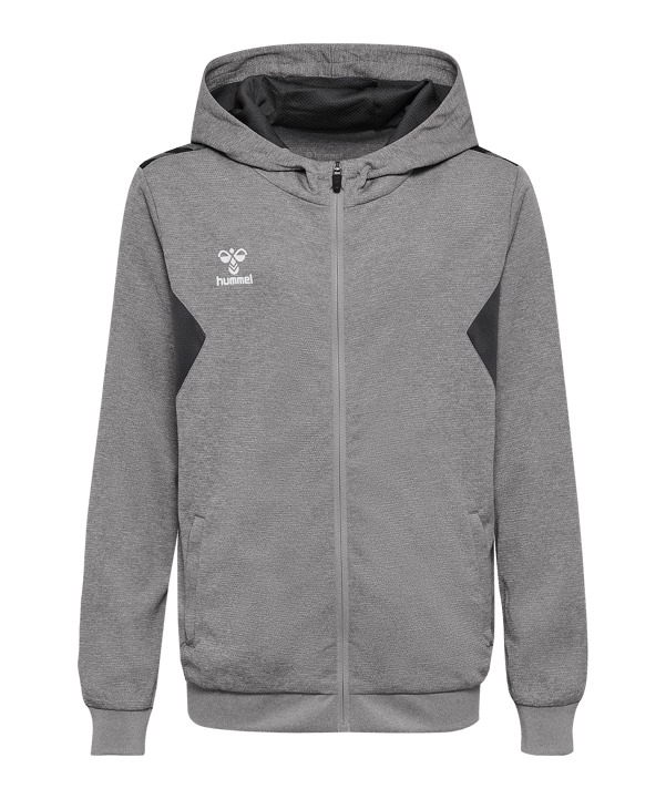 Hummel AUTHENTIC PL Kapuzenjacke Kids Grau F2006 - grau