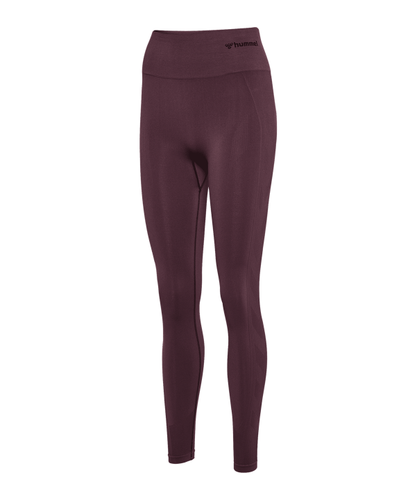 Hummel Tif Seamless HW Tight Damen Braun F8016 - braun