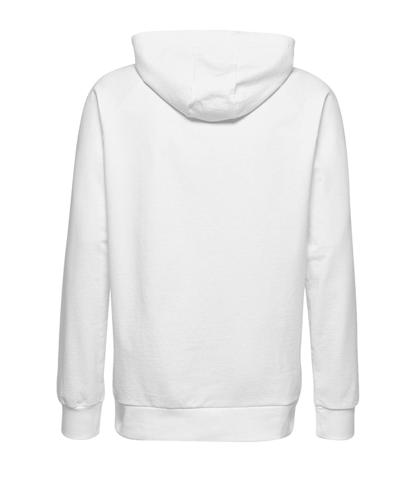 Hummel Cotton Kapuzenjacke Kids Weiss F9001 - weiss