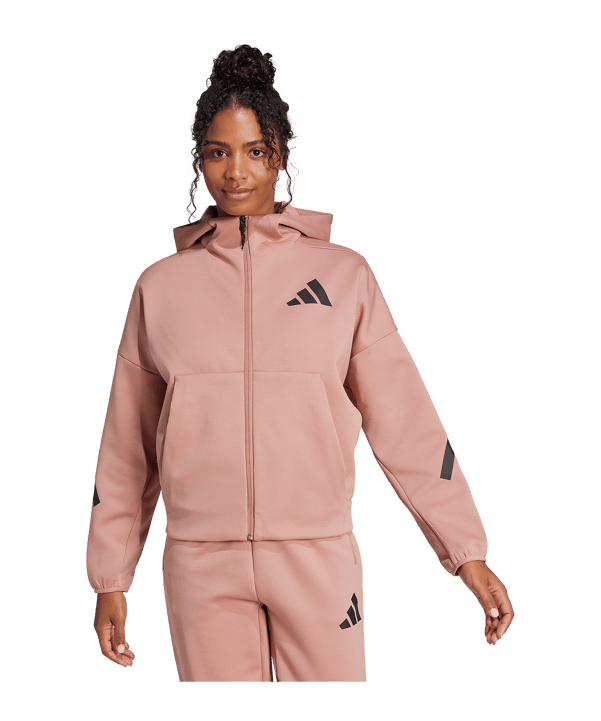 adidas Z.N.E. Kapuzenjacke Damen Pink - rosa