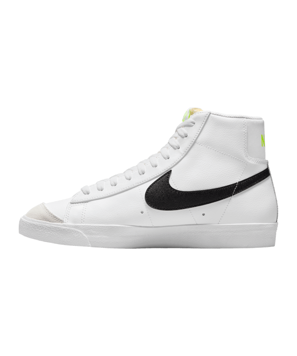Nike Blazer Mid '77 Weiss Schwarz Gelb F100 - weiss