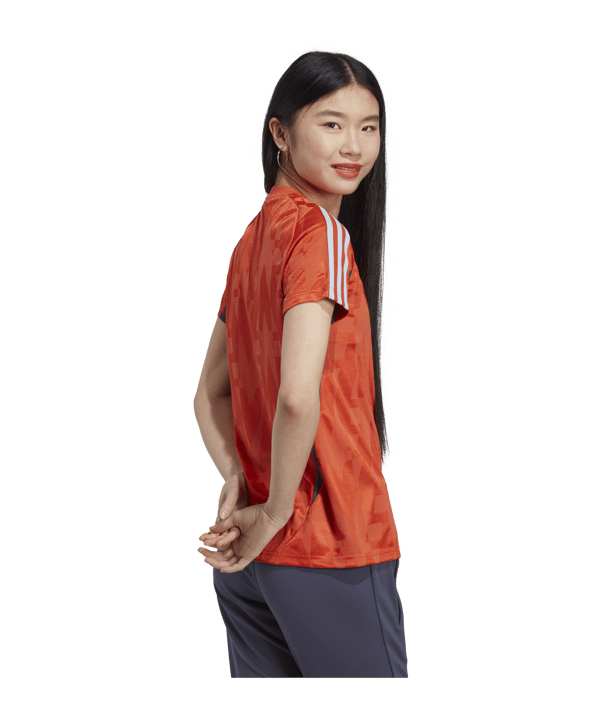 adidas Tiro Trikot Rot Damen Blau - orange