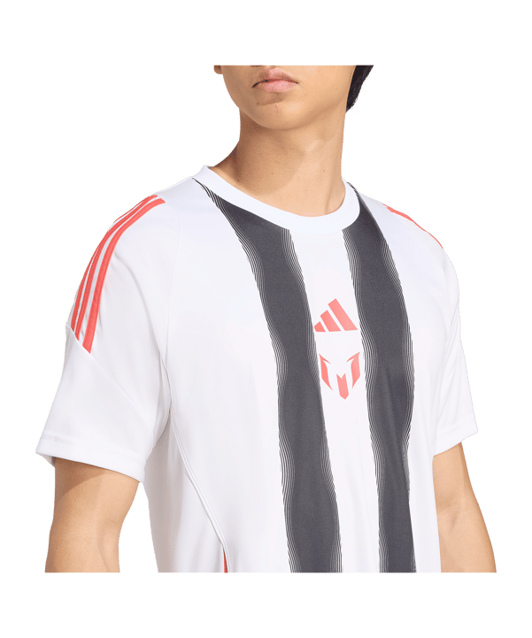 adidas Messi Trainingsshirt Weiß - weiss