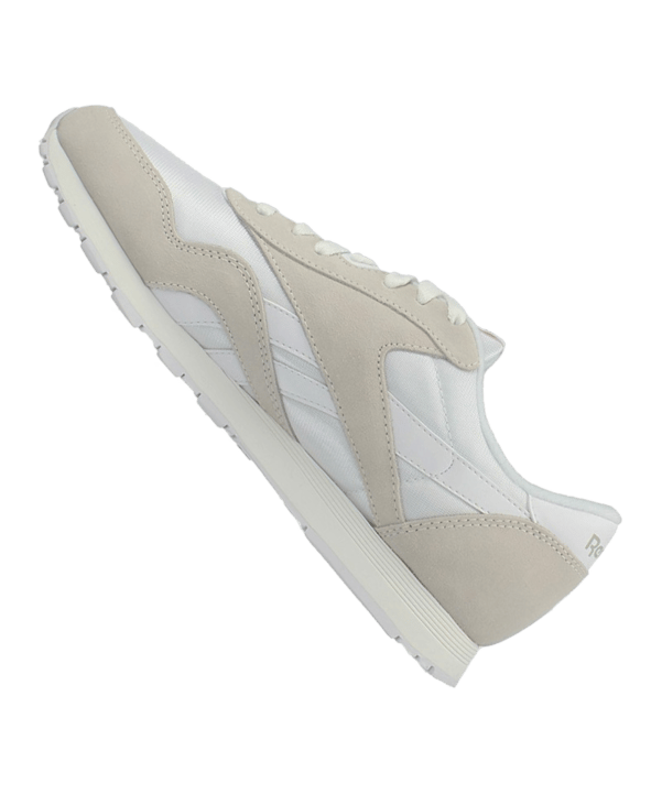 Reebok Classic Nylon Sneaker Damen Weiss Grau - weiss