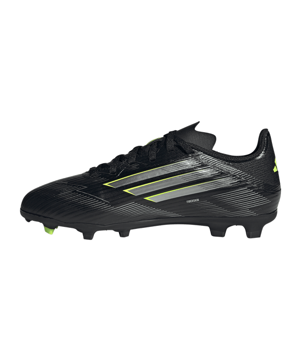 adidas F50 League FG/MG Electric Stealth Kids Schwarz - schwarz
