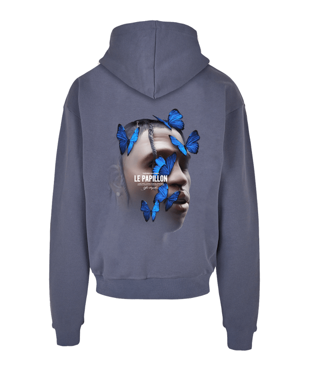 Mister Tee Le Papilloversized Hoody Blau - blau