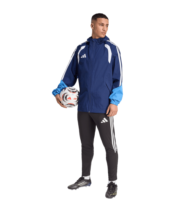 adidas Tiro 26 Regenjacke Dunkelblau - blau