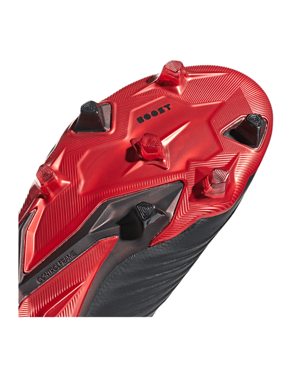 adidas Predator 18+ FG Schwarz Rot - schwarz