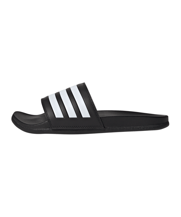 adidas Adilette Comfort Regular Schwarz Weiss - schwarz