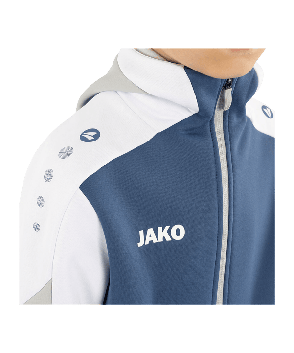 JAKO Dynamic Kapuzenjacke Kids Blau F921 - blau