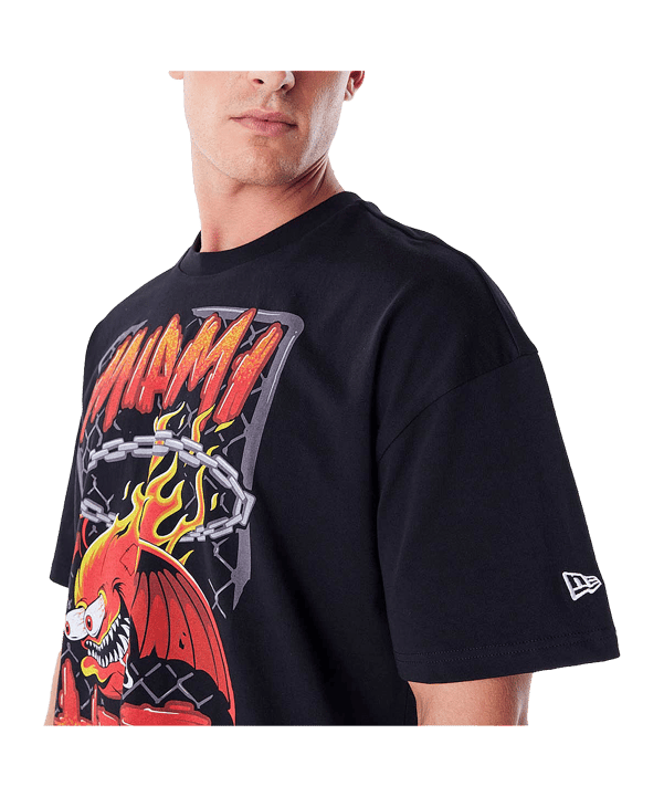 New Era Graphic OZ T-Shirt Schwarz - schwarz