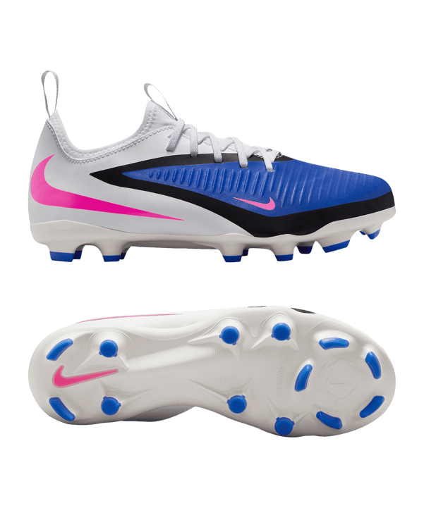 Nike Phantom 6 Low Academy MG Attack Bambini Blu C446 - blu