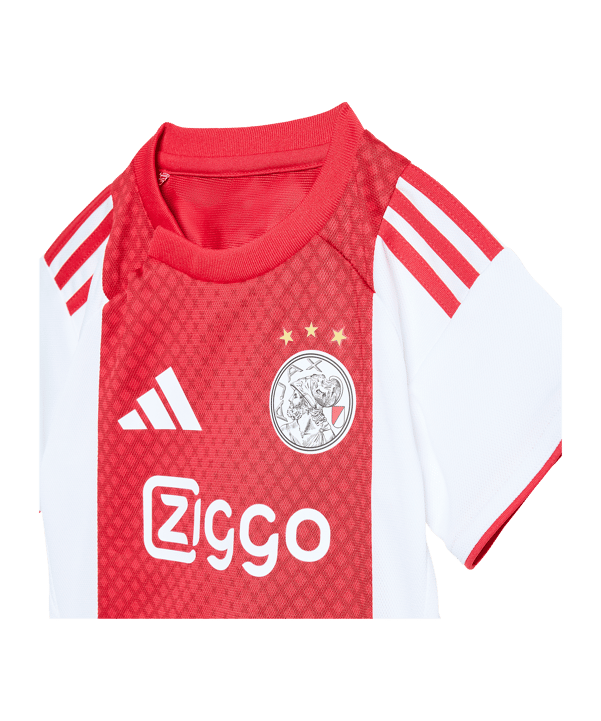 adidas Ajax Amsterdam Baby Trikot Set Home 2025/2026 Kids Weiß - weiss