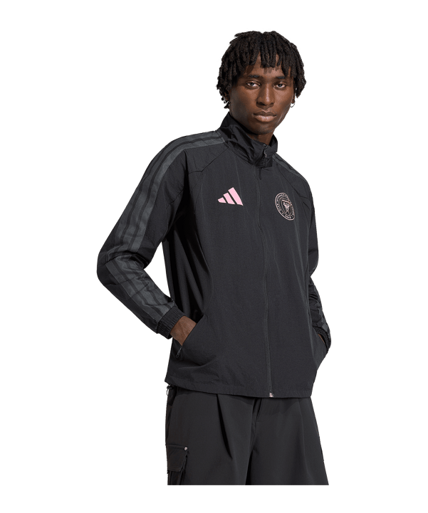 adidas Inter Miami Anthem Jacke Schwarz - schwarz