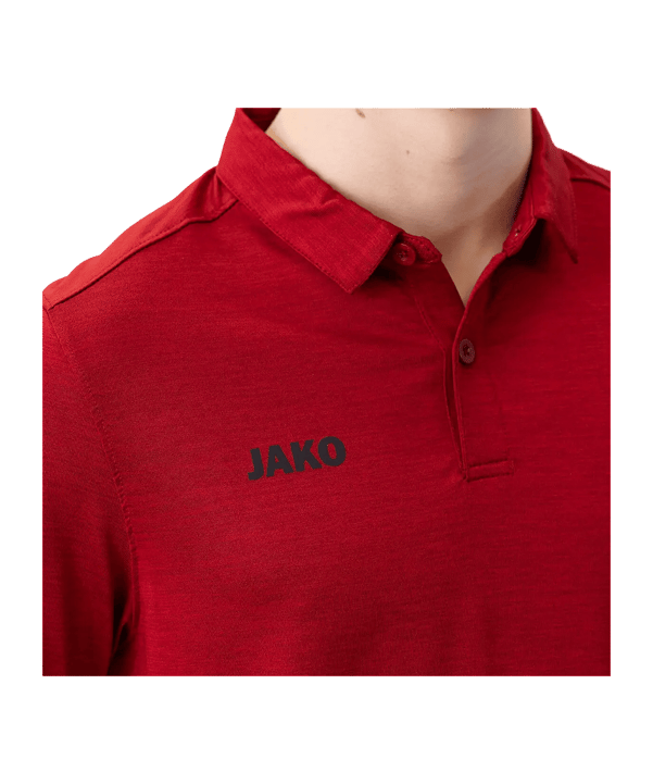 JAKO Premium Basic Polo Rosso C01 - rosso