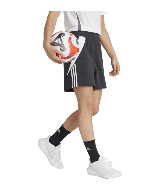 adidas Tiro 24 Trainingsshort Damen Schwarz - schwarz