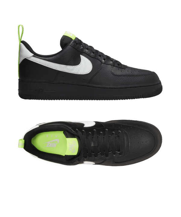 Nike Air Force 1 Schwarz Weiss F001 - schwarz