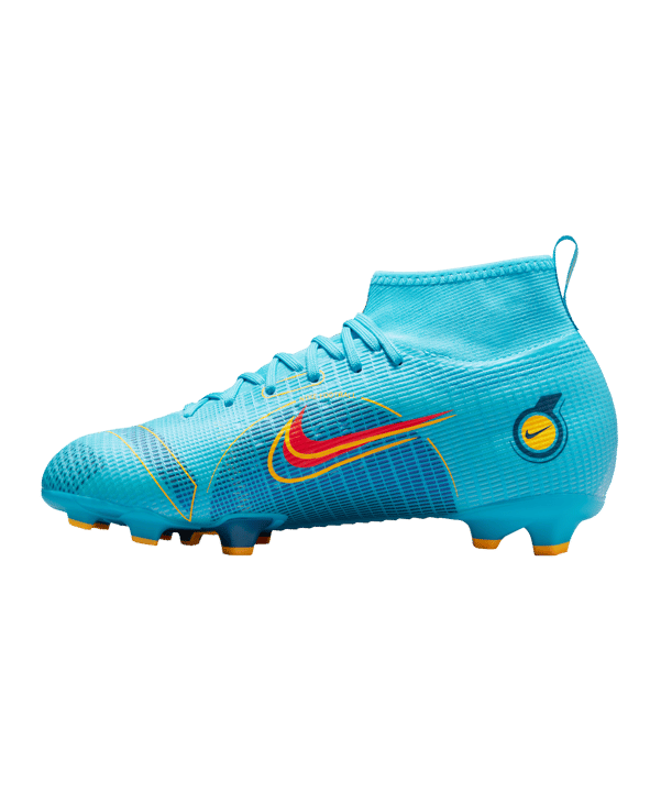 Nike Jr Mercurial Superfly VIII Blueprint Pro FG Kids Blau F484 - blau