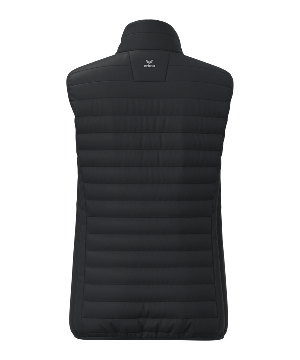 Erima CMPT Puffer Weste Damen Schwarz - schwarz