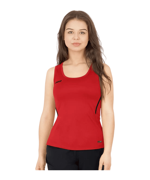 JAKO Challenge Tanktop Damen Rot Schwarz F101