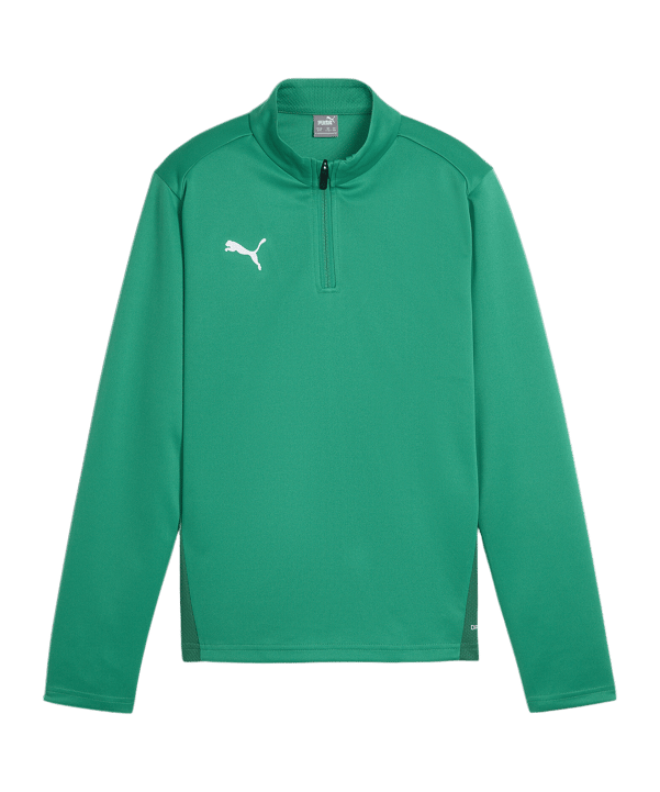 PUMA teamGOAL Training 1/4 Zip Sweatshirt Kids F05 - gruen