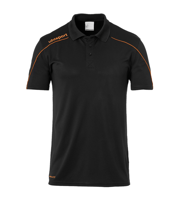 uhlsport Stream 22 Poloshirt Kids Schwarz F22 - schwarz