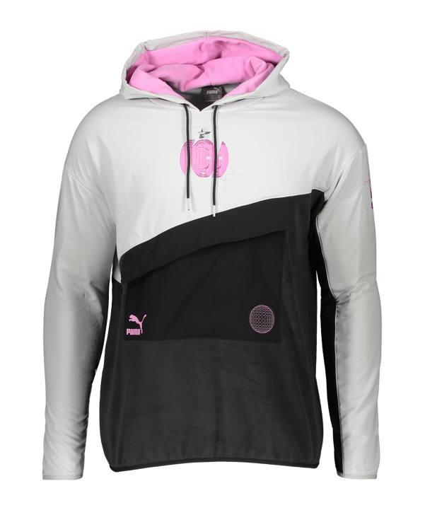 PUMA AC Mailand FtblStatement Winterized Hoody Schwarz Lila F11 - schwarz