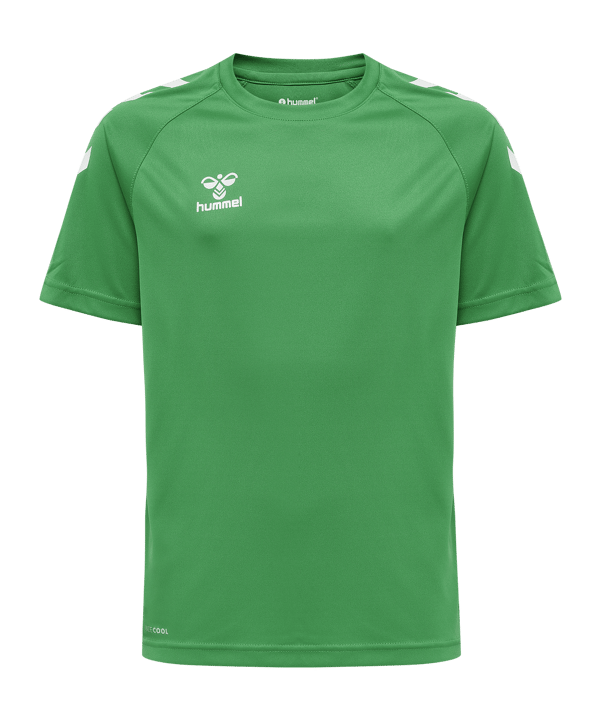 Hummel hmlCORE XK Poly T-Shirt Kids Grün F6235 - gruen