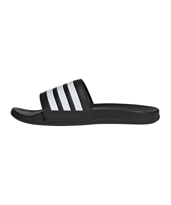 adidas Adilette Comfort Regular Schwarz Weiss - schwarz