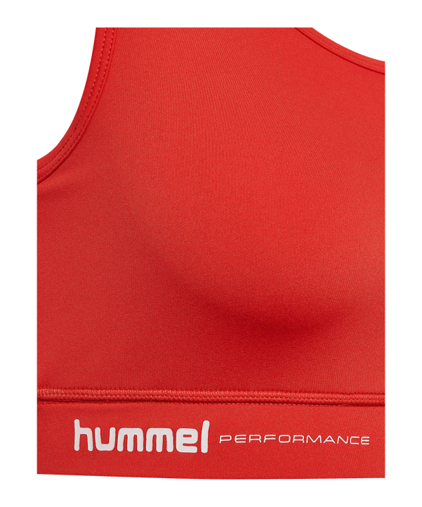 Hummel Pulse Light Support Sport-BH Damen Rot F3080 - rot