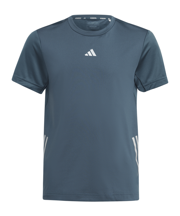 adidas Aeroready 3-Stripes T-Shirt Kids Türkis - tuerkis
