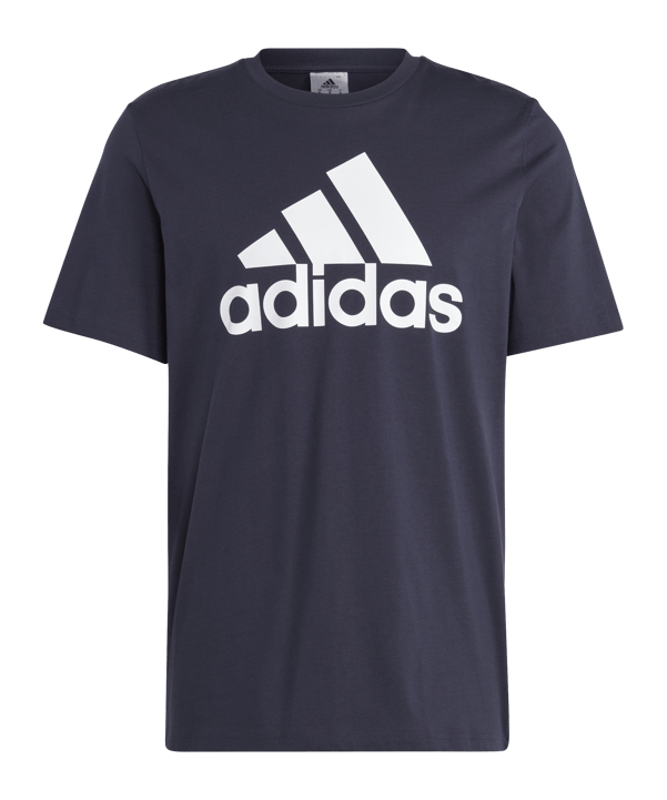 adidas Essentials Single Jersey Big Logo Tee Blue - blau