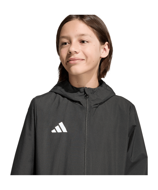 adidas Entrada 26 Jacke Kids Schwarz - schwarz