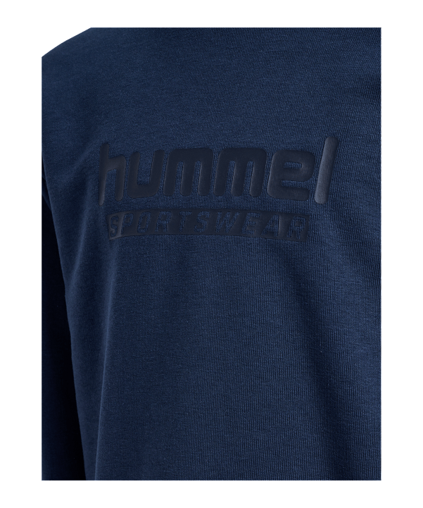 Hummel Base Sweatshirt Kids Blau F7459 - blau