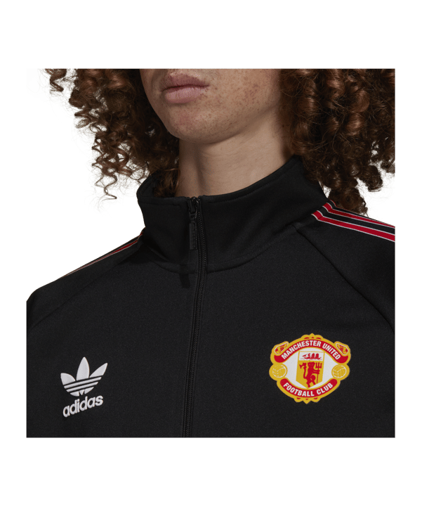 adidas Originals Manchester United Jacke Schwarz - schwarz