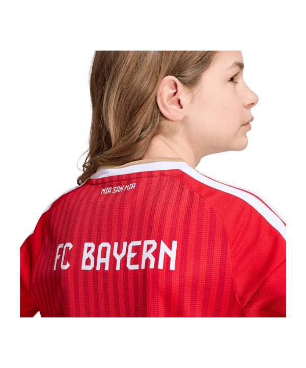 adidas FC Bayern München Trikot Langarm Home 2026/2027 Kids Rot - rot