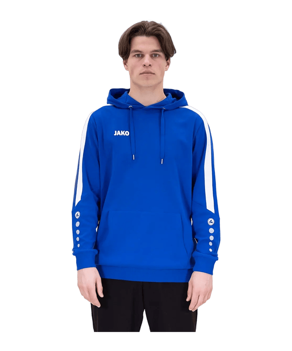 JAKO Power Hoody Blauw K400 - blauw