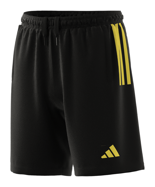 adidas Tiro 23 Competition Short Kids Schwarz Gelb - schwarz