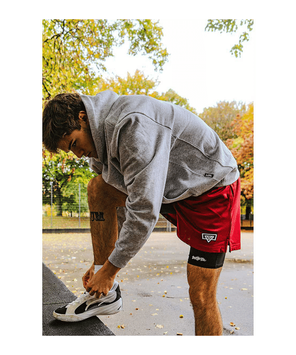 Bucketz All Day Mesh Short Rot - rot