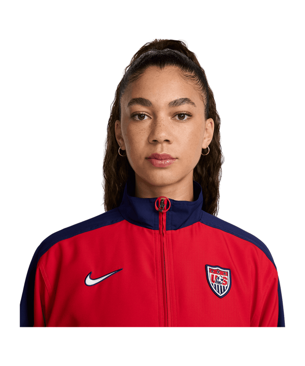 Nike USA Reissue Trainingsjacke Damen Rot F657 - rot