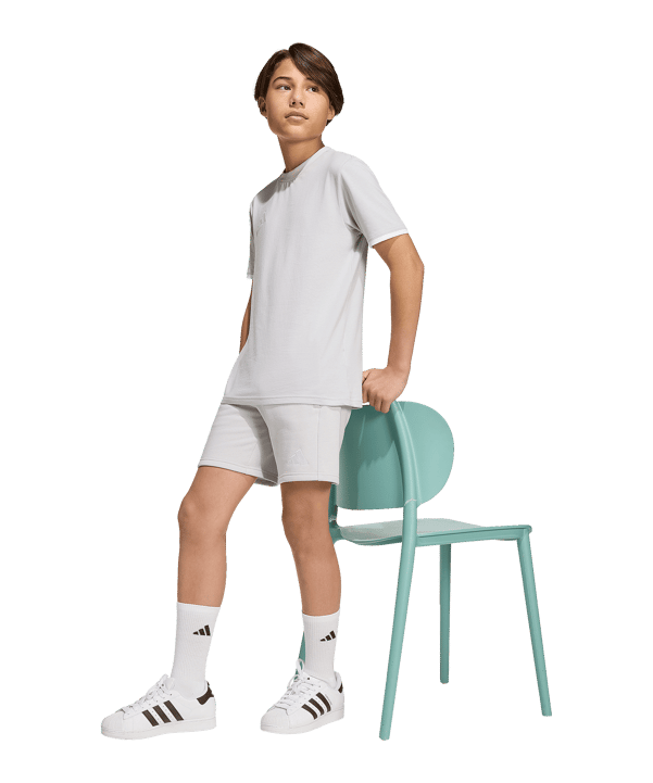 adidas Entrada 26 Short Kids Grau - grau