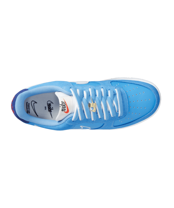 Nike Air Force 1 Blau Weiss F400 - blau