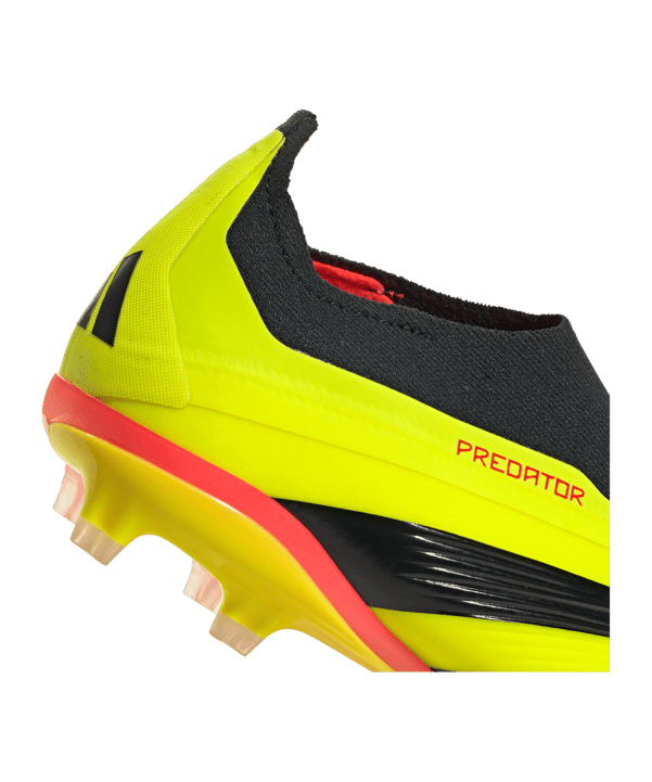 adidas Predator Elite LL FG Kids Energy Citrus Gelb Schwarz Rot - gelb