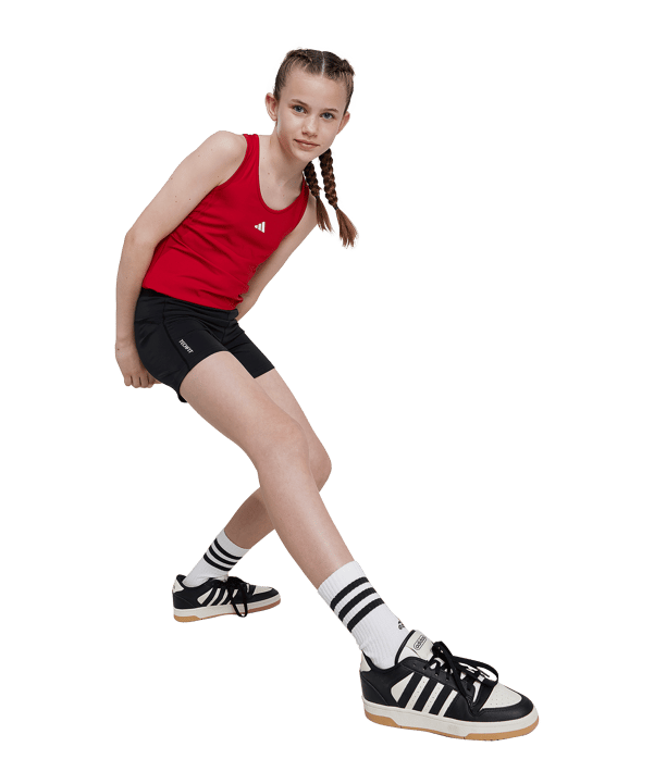 adidas TF Leg Short Kids Schwarz - schwarz