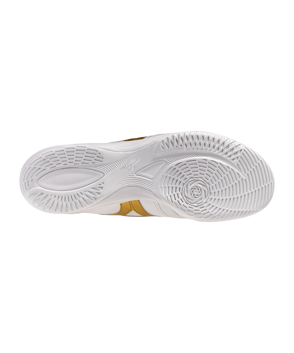 Mizuno Morelia Sala Elite IN Bright Gold Weiß F50 - weiss