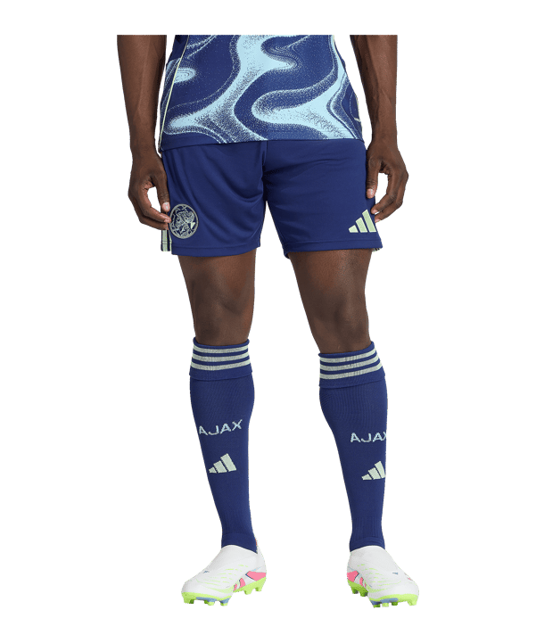 adidas Ajax Amsterdam Short Away 2025/2026 Blau - blau
