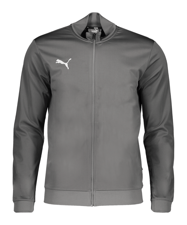PUMA teamGOAL Casual Trainingsjacke Grau Weiss F13 - grau