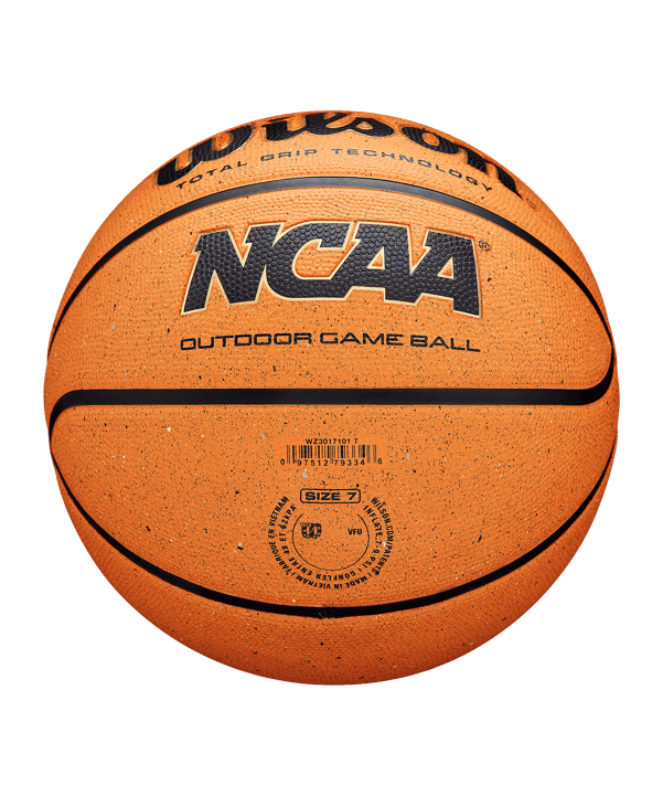 Wilson NCAA Outdoor Game Ball Orange - orange