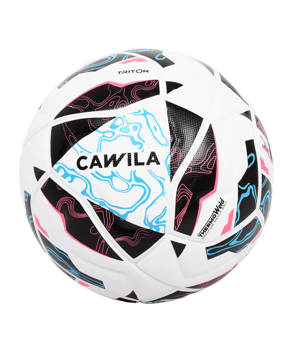 Cawila LIGA TRITON T16 Fußball | Spielball Größe 5 - weiss